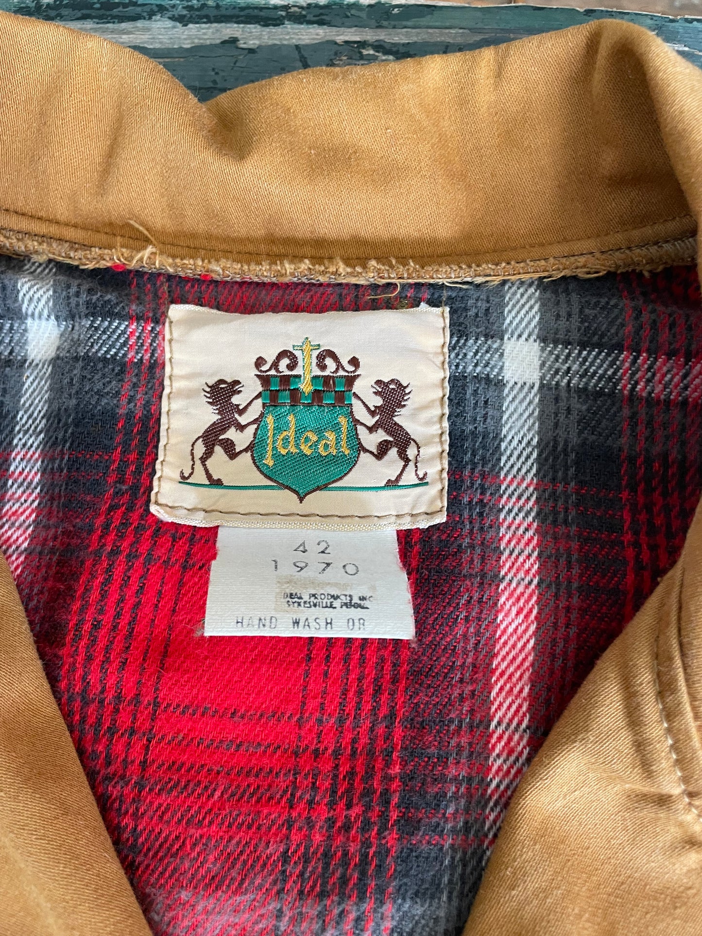 Canvas Hunting Jacket with Vintage Patches