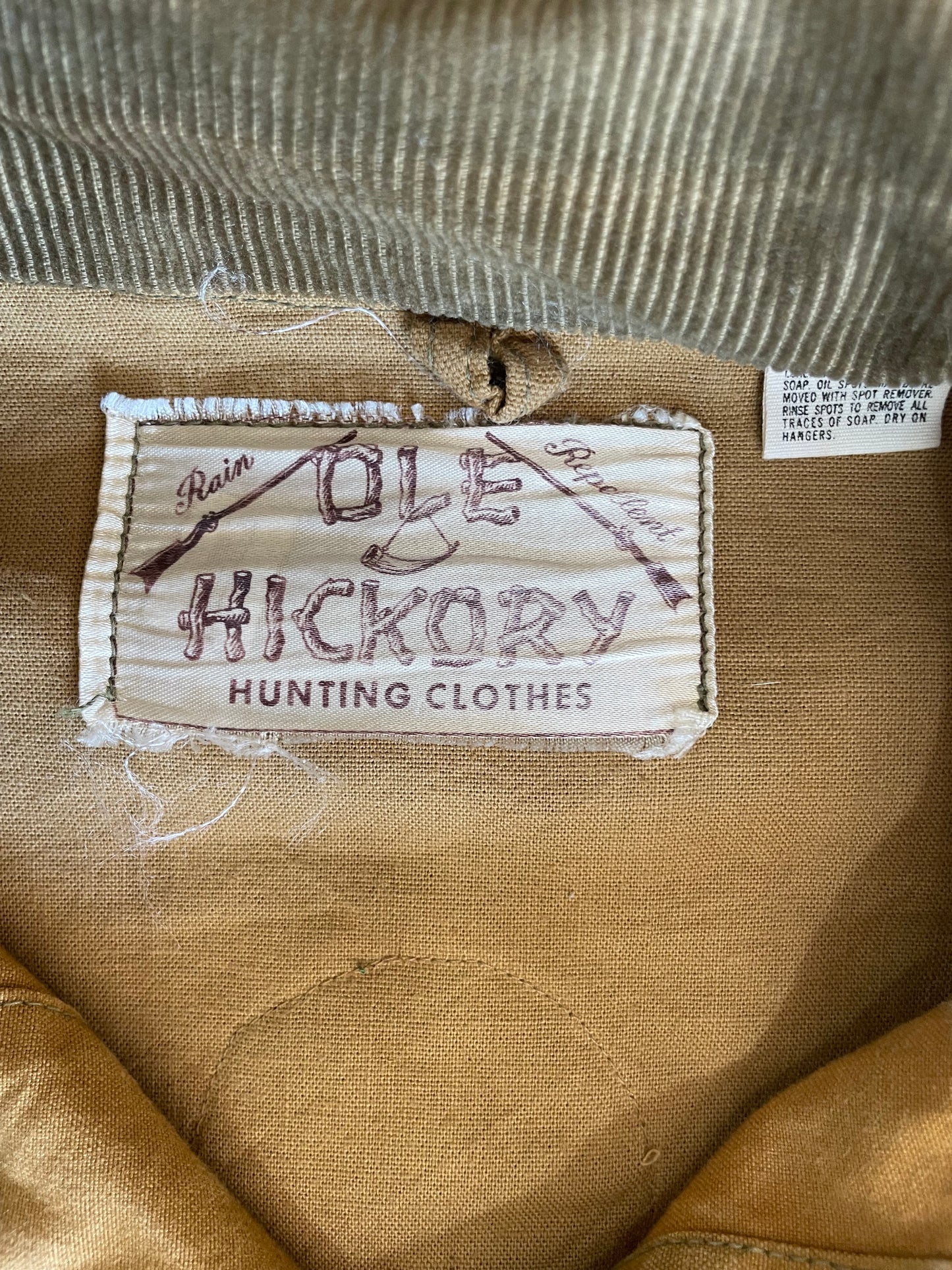 Old Hickory Hunting Jacket with Vintage Patches