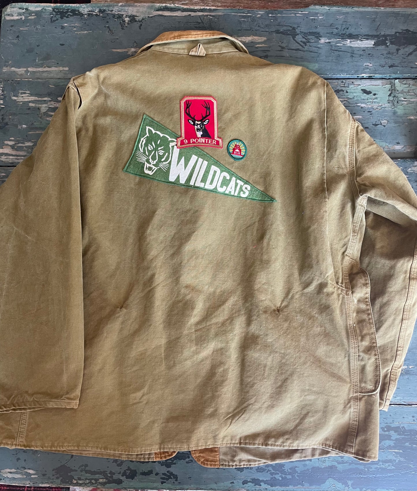 Belknap Field Coat with Vintage Patches