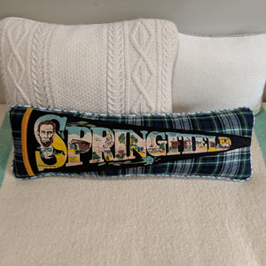 Springfield Vintage pennant pillow