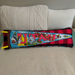 Utah vintage pennant pillow