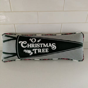 Christmas, O' Christmas Tree Pennant Pillow