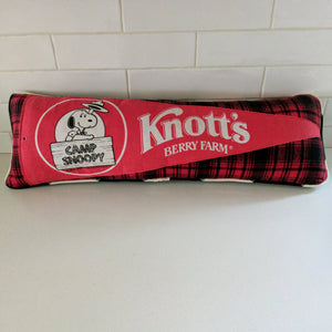Camp Snoopy pennant pillow