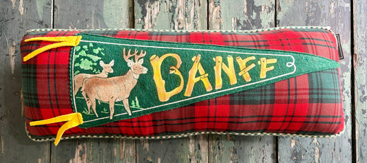 Banff Vintage Pennant Pillow