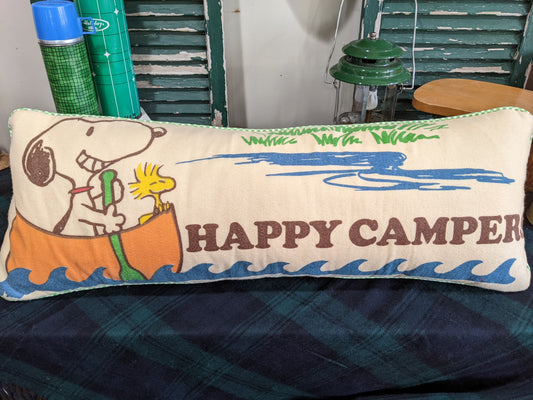 Snoopy HAPPY CAMPER pillow