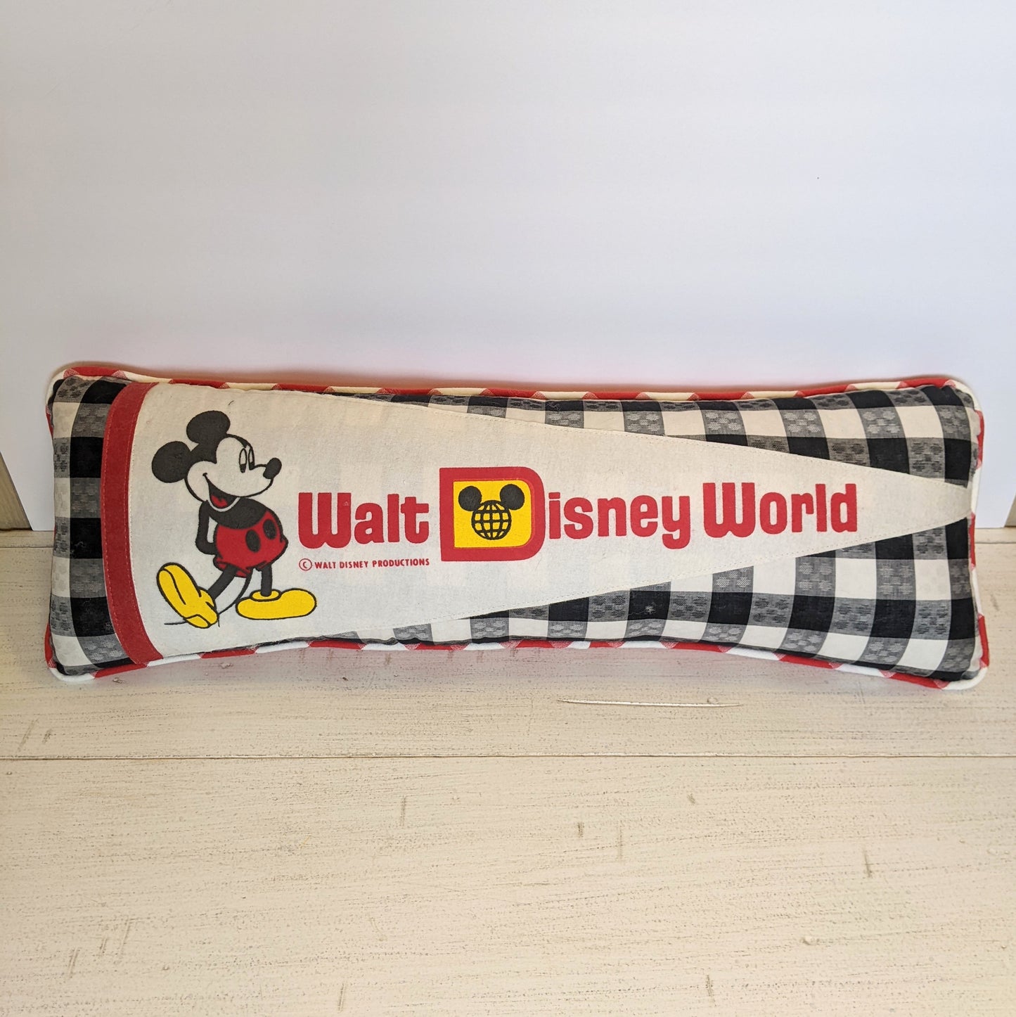 Walt Disney World Vintage Pennant Pillow