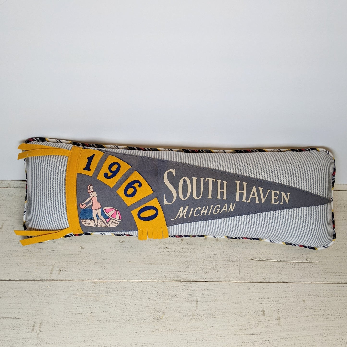 South Haven Vintage Pennant Pillow