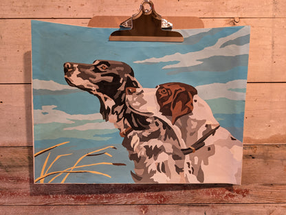 Paint by Number Hunting dogs