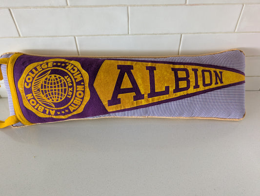 Albion vintage pennant pillow
