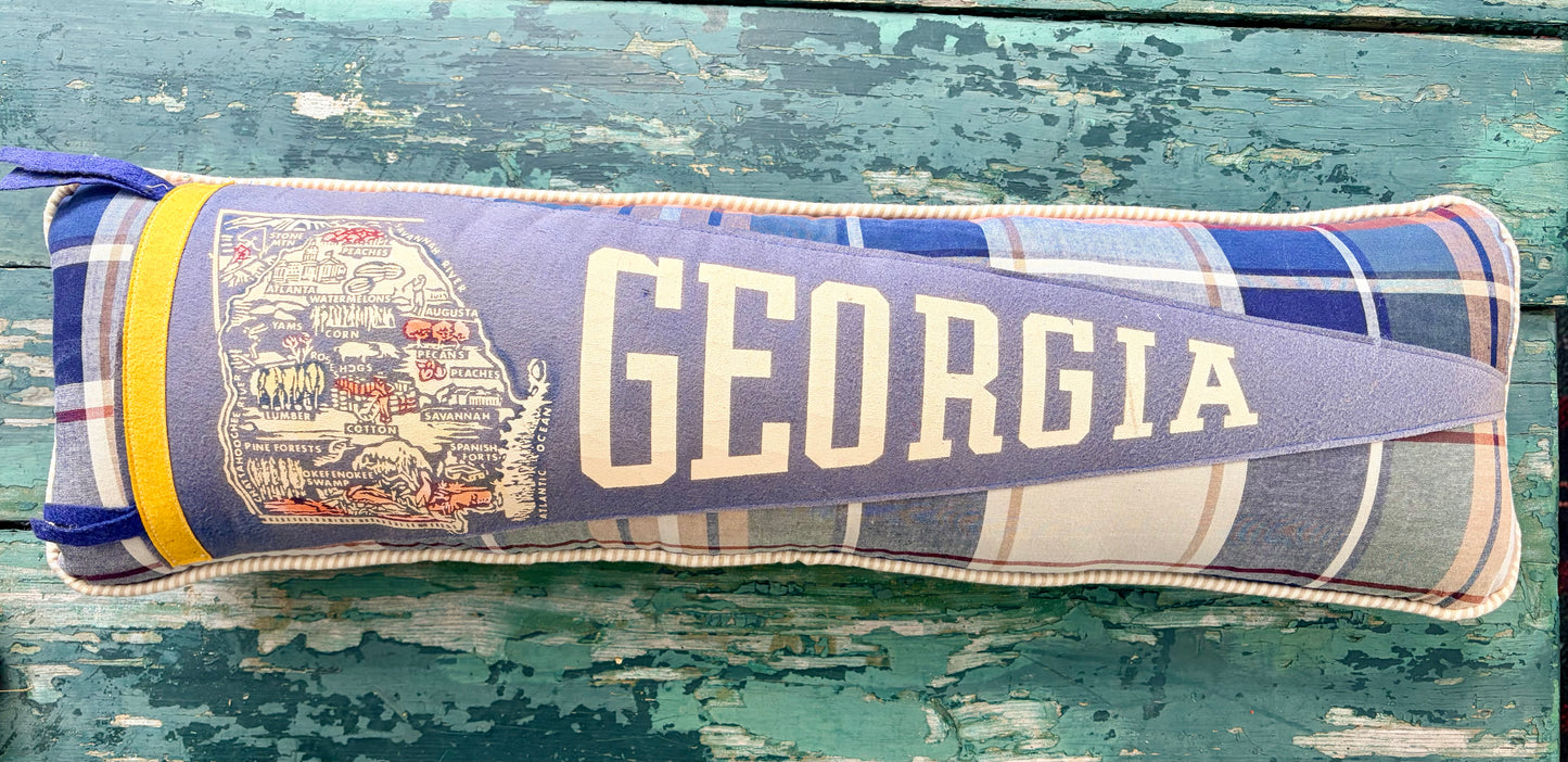 Georgia Pennant Pillow
