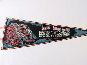 Six Flags Vintage Pennant