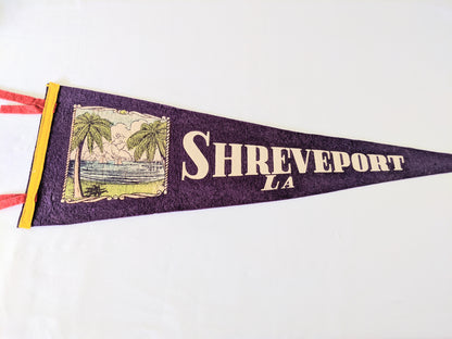 Louisiana Shreveport Vintage pennant