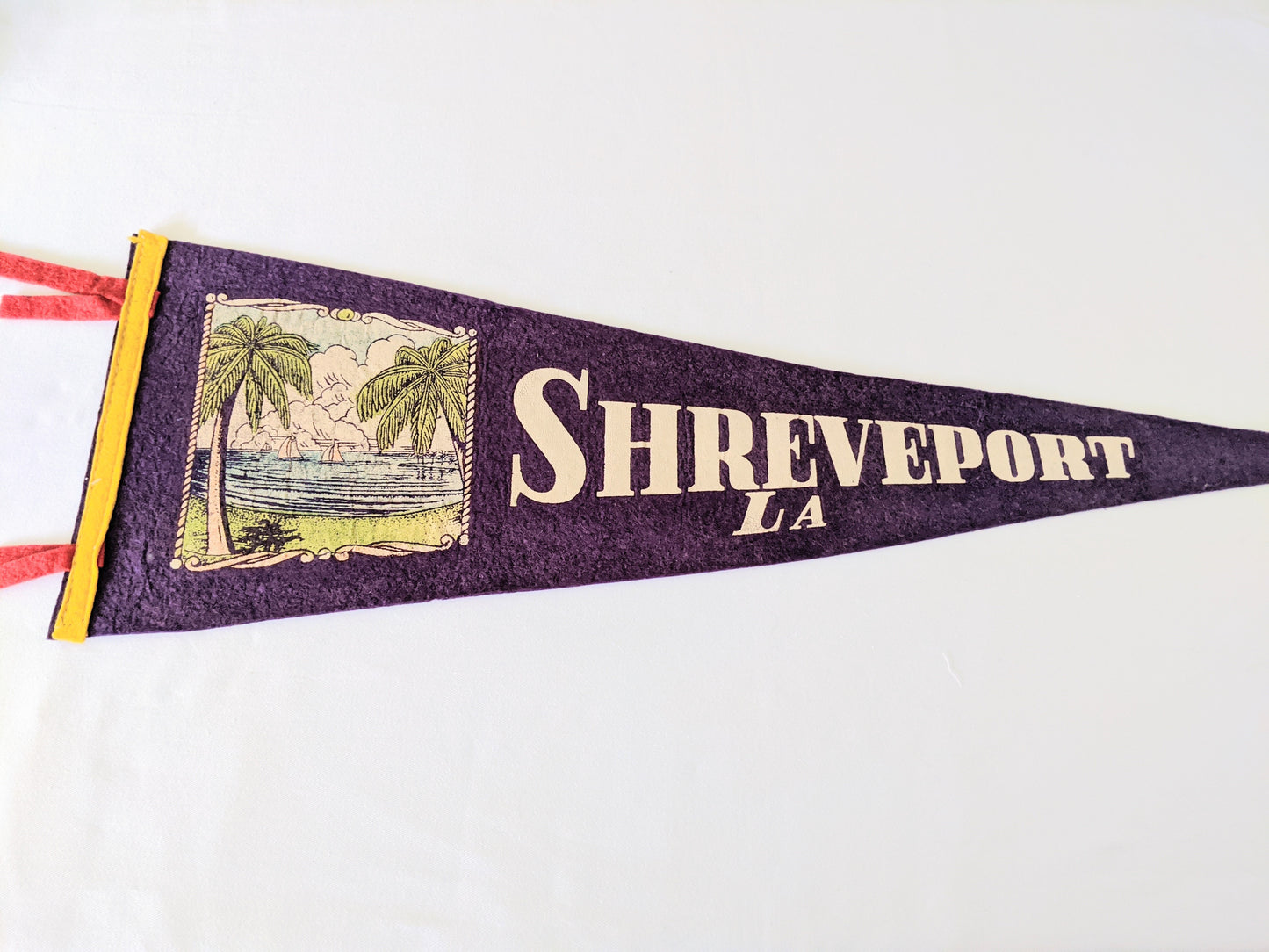 Louisiana Shreveport Vintage pennant