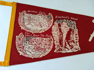 New York Ausable Chasm Vintage Pennant
