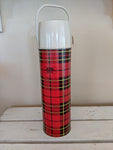 Thermos red plaid