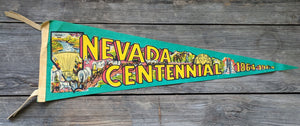 Nevada Centennial Vintage Pennant