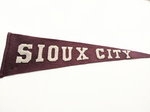 Sioux City vintage pennant