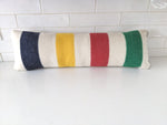 Blanket pillow from Hudson Bay blanket