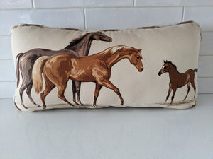 Horse Family pillow