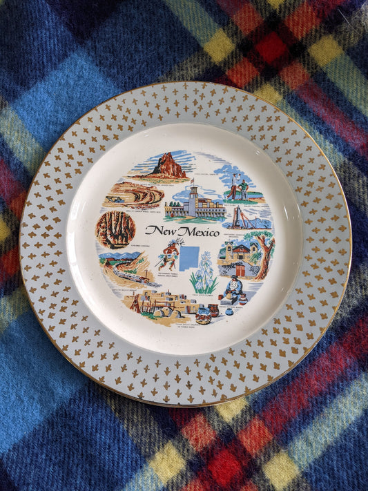 New Mexico vintage state plate